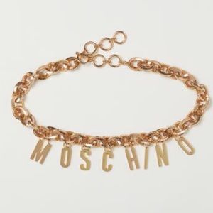 Moschino for H&M gold platted belt